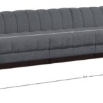 Quinn 229" Chenille Fabric Upholstered 9pc. Modular Sectional