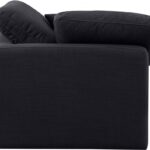 Indulge Linen Textured Fabric Upholstered Corner Modular Chair