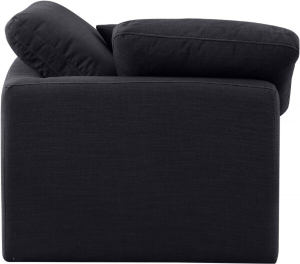 Indulge Linen Textured Fabric Upholstered Corner Modular Chair