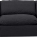 Indulge 105" Linen Textured Fabric Upholstered 3pc. Modular Sofa