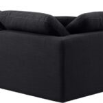 Indulge 105" Linen Textured Fabric Upholstered 5pc. Modular Sectional