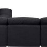 Indulge 105" Linen Textured Fabric Upholstered 5pc. Modular Sectional