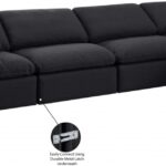 Indulge 140" Linen Textured Fabric Upholstered 5pc. Modular Sectional