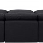 Indulge 105" Linen Textured Fabric Upholstered 6pc. Modular Sectional