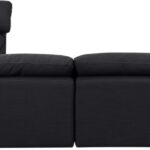 Indulge 140" Linen Textured Fabric Upholstered 7pc. Modular Sectional