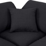 Indulge 175" Linen Textured Fabric Upholstered 7pc. Modular Sectional