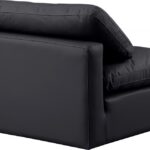 Indulge Vegan Leather Upholstered Armless Modular Chair