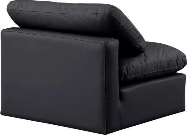 Indulge Vegan Leather Upholstered Armless Modular Chair