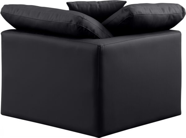 Indulge Vegan Leather Upholstered Corner Modular Chair