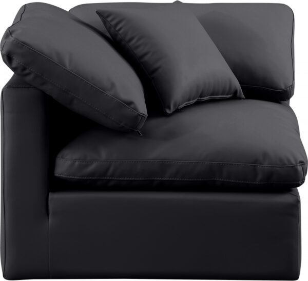 Indulge Vegan Leather Upholstered Corner Modular Chair