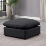 Indulge Vegan Leather Upholstered Modular Ottoman
