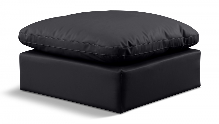 Indulge Vegan Leather Upholstered Modular Ottoman
