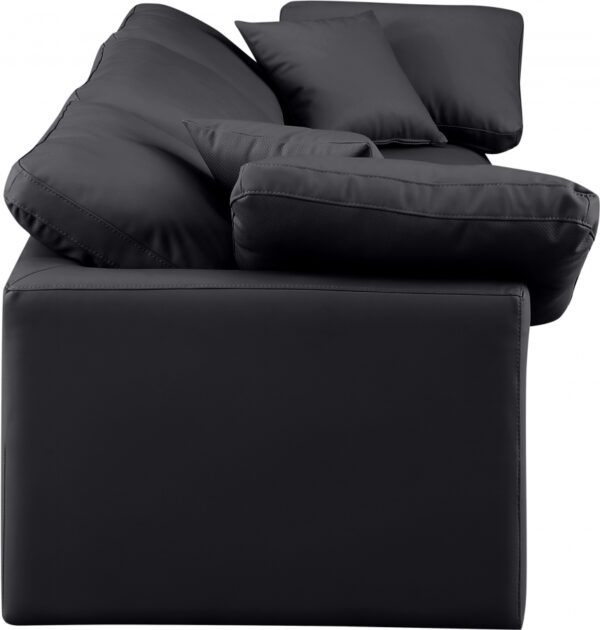 Indulge 105" Vegan Leather Upholstered 3pc. Modular Sofa