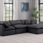 Indulge 105" Vegan Leather Upholstered 4pc. Modular Sectional