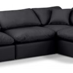 Indulge 105" Vegan Leather Upholstered 4pc. Modular Sectional