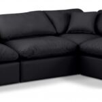 Indulge 105" Vegan Leather Upholstered 4pc. Modular Sectional