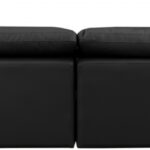 Indulge 140" Vegan Leather Upholstered 5pc. Modular Sectional
