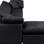 Indulge 140" Vegan Leather Upholstered 5pc. Modular Sectional