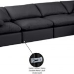 Indulge 140" Vegan Leather Upholstered 5pc. Modular Sectional