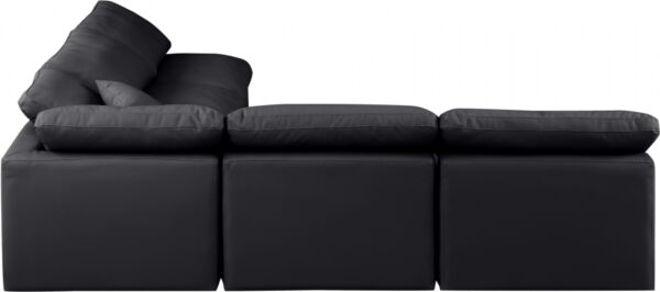 Indulge 105" Vegan Leather Upholstered 5pc. Modular Sectional