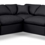 Indulge 105" Vegan Leather Upholstered 5pc. Modular Sectional