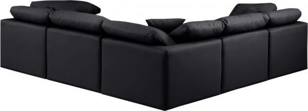 Indulge 105" Vegan Leather Upholstered 5pc. Modular Sectional
