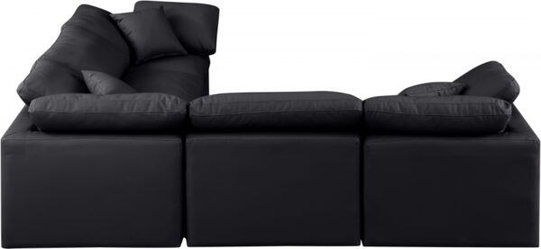 Indulge 105" Vegan Leather Upholstered 5pc. Modular Sectional