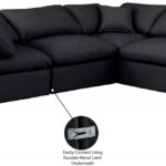 Indulge 105" Vegan Leather Upholstered 5pc. Modular Sectional