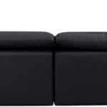 Indulge 140" Vegan Leather Upholstered 5pc. Modular Sectional