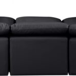 Indulge 105" Vegan Leather Upholstered 6pc. Modular Sectional