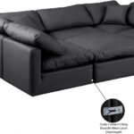 Indulge 105" Vegan Leather Upholstered 6pc. Modular Sectional