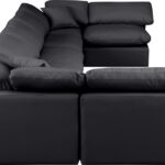 Indulge 175" Vegan Leather Upholstered 7pc. Modular Sectional
