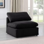 Indulge Velvet Upholstered Armless Modular Chair