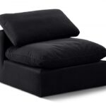 Indulge Velvet Upholstered Armless Modular Chair