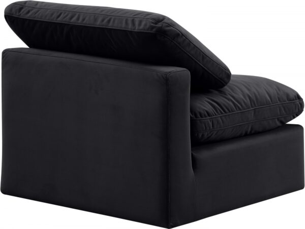 Indulge Velvet Upholstered Armless Modular Chair
