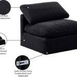 Indulge Velvet Upholstered Armless Modular Chair