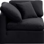 Indulge Velvet Upholstered Corner Modular Chair