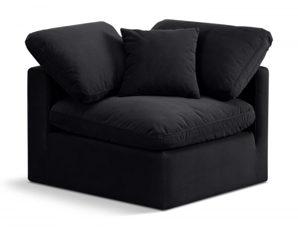 Indulge Velvet Upholstered Corner Modular Chair