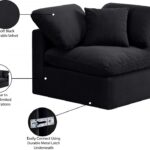 Indulge Velvet Upholstered Corner Modular Chair