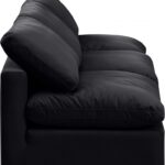 Indulge 105" Velvet Upholstered 3pc. Armless Modular Sofa