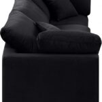 Indulge 105" Velvet Upholstered 3pc. Modular Sofa