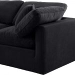 Indulge 105" Velvet Upholstered 3pc. Modular Sofa