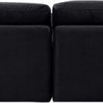 Indulge 140" Velvet Upholstered 4pc. Armless Modular Sofa