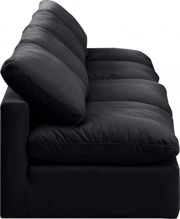 Indulge 140" Velvet Upholstered 4pc. Armless Modular Sofa