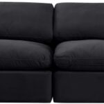 Indulge 140" Velvet Upholstered 4pc. Modular Sofa