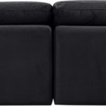 Indulge 70" Velvet Upholstered 2pc. Armless Modular Loveseat