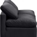Indulge 70" Velvet Upholstered 2pc. Armless Modular Loveseat