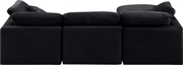 Indulge 105" Velvet Upholstered 4pc. Modular Sectional