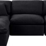 Indulge 105" Velvet Upholstered 4pc. Modular Sectional