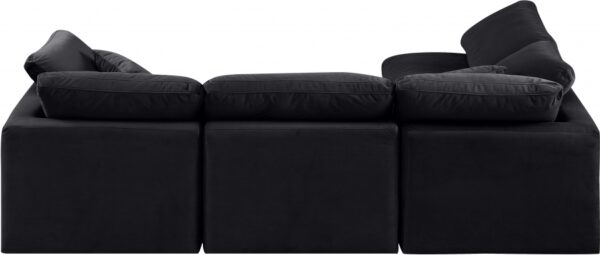 Indulge 105" Velvet Upholstered 4pc. Modular Sectional